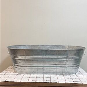 Galvanized Metal Tub